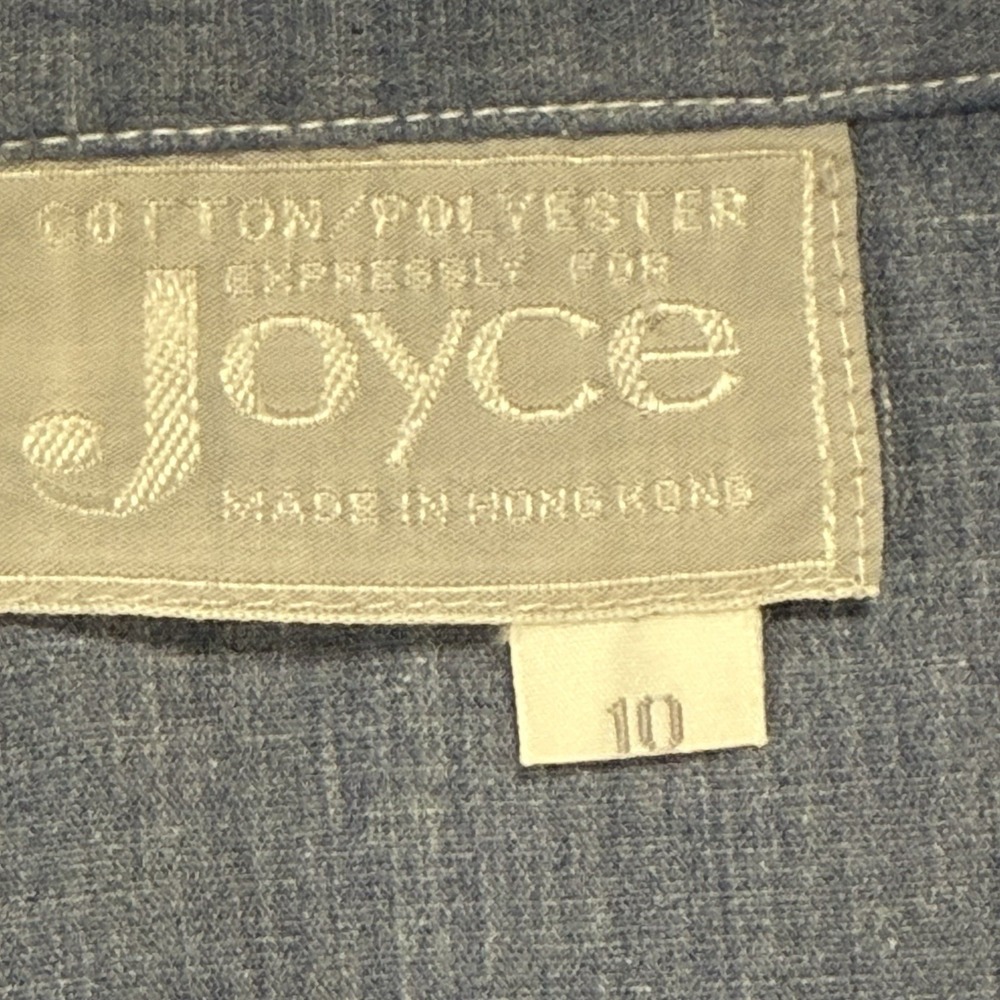 Vintage Expressions For Joyce Blouse Lightweight Button Down - Picture 9 of 10
